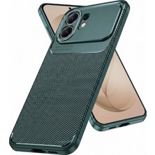 M.TK Moveteck Honor 600 Uyumlu Kılıf Kamera Çıkıntılı Karbon Desenli Renk Atmaz Koruyucu Negro Kapak