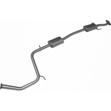 Egzoz Burada Mazda 323 1.6i 8V Orta Borulu Egzoz Susturucu Egsoz 1989-1992 Hb