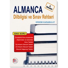 Almanca Dilbilgisi ve Sınav Rehberi | 2065 Soru Çözümlü Almanca Eğitim Kitabı | Erdem Karabulut | Pelikan Yayıncılık