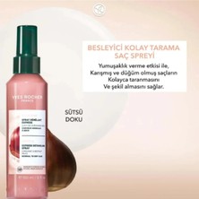 Yves Rocher Vegan Bakım Tüm Saçlar Için Kolay Tarama Spreyi 150 ml Kestane Sütlü Nemlendirici Besleyici