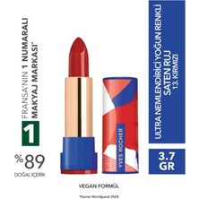 Yves Rocher Saten Bitişli Yoğun Renkli Ultra Nemlendirici Kamelya Yağlı Çubuk Ruj 3.7 G 13. Kırmızı
