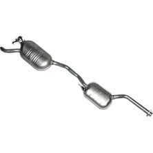 Egzoz Burada Mercedes 200 230 W124 Arka ve Orta Komple Egzoz Susturucu Egsoz 1985-1992