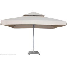 Form Outdoor Formoutdoor Teleskopik Şemsiye 400X400 Akrilik Kumaş Mermer Ayaklı
