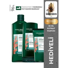 Yves Rocher Yağlı Saçlar Için Arındırıcı Şampuan Saç Kremi ve Peeling Maske Seti 3'lü