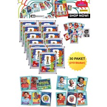 Hediyecik Panini Fıfa World Cup 2026 Dünya Kupası Resmi Sticker Koleksiyonu Çıkartma Seti 30 Paket