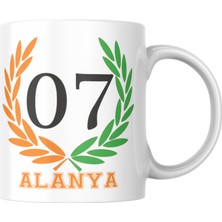 Rabona Fashion Alanya 07 Tasarımlı Porselen Kupa Bardak - Alanyalılara Özel Hediye