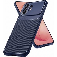 M.TK Moveteck Honor 600 Uyumlu Kılıf Kamera Çıkıntılı Karbon Desenli Renk Atmaz Koruyucu Negro Kapak