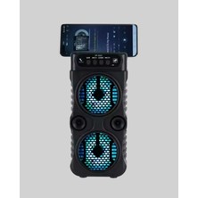 Sepetopia Kablosuz LED Işıklı Bluetooth Hoparlör – Fm Radyolu, Mikrofon Girişli