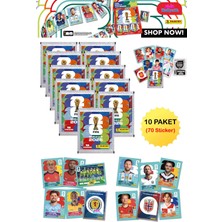 Hediyecik Panini Fıfa World Cup 2026 Dünya Kupası Resmi Sticker Koleksiyonu Çıkartma Seti 10 Paket
