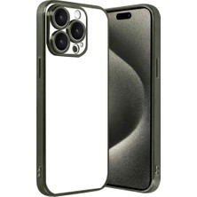 Sepetopia Apple Iphone 15 Pro Max Razer Lensli Silikon - Yeşil
