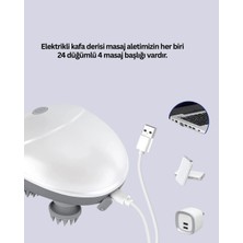 Sepetopia Kablosuz Kafa ve Vücut Masaj Aleti Taşınabilir Tasarım