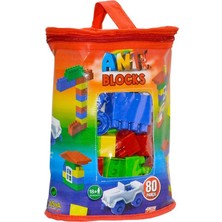Sepetopia ANT081 Ant Blocks 80 Parça Çantalı Blok Seti