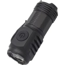 Sepetopia Mini El Feneri 3 LED Güçlü Aydınlatma ve Type-C Şarj Özellikli