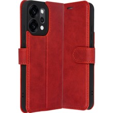 Sepetopia Oppo Reno 14 Trend S Plus Kapaklı Kılıf - Kırmızı