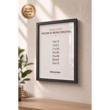 Doğal Ahşap Çerçeve -Boş Çerçeve-Resim Çerçevesi, Poster Puzzle Çerçevesi (Ön Korumalı,postersiz)