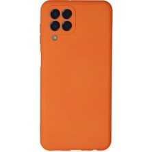 Sepetopia Samsung Galaxy M33 Kılıf Nano Içi Kadife Silikon - Turuncu