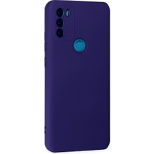 Sepetopia General Mobile Gm 21 Plus Kılıf Nano Içi Kadife Silikon - Mor