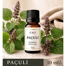 Ems E.M.S PAÇULİ Esansiyel Uçucu Yağ Buhurdanlık Yağı Difüzör Esansı Oda Kokusu Esansı MUM ESANSI 10 ML.