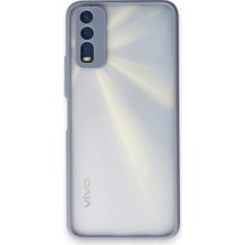 Sepetopia Vivo Y11S Kılıf Montreal Silikon Kapak - Gri
