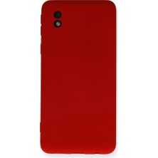 Sepetopia Samsung Galaxy A01 Core Kılıf Nano Içi Kadife Silikon - Kırmızı