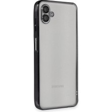 Sepetopia Samsung Galaxy A04 Kılıf Razer Lensli Silikon - Siyah