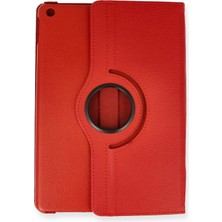 Durukar®  iPad Pro 11 (2024) Kılıf 360 Tablet Deri Kılıf - Kırmızı