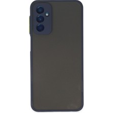 Sepetopia Samsung Galaxy M13 Kılıf Montreal Silikon Kapak - Lacivert