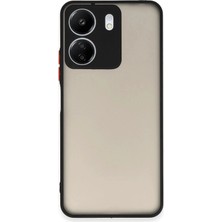 Durukar®   Redmi 13C Kılıf Montreal Silikon Kapak - Siyah