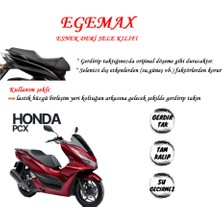 Egemax Honda Pcx Esnek Sele Kılıfı Deri Su Geçirmez