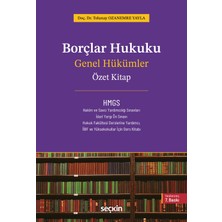 Seçkin Yayıncılık Borçlar Hukuku Genel Hükümler – Özet Kitap