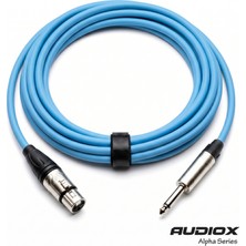 AUDIOX Alpha Series Jak Kablo 6.3 mm Mono Xlr Dişi Mikrofon ve Enstrüman Kablosu