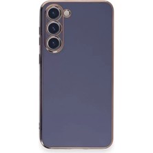 Uslucan Alışveriş Samsung Galaxy S23 Plus Kılıf Volet Silikon - Mavi