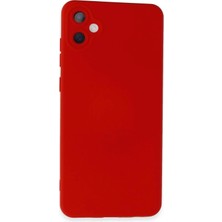 Durukar®  Samsung Galaxy A05 Kılıf Nano Içi Kadife Silikon - Kırmızı