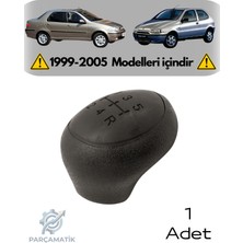 Parçamatik Fiat Palio 1999-2005 Uyumlu Eski Tip Vites Topuzu Siyah