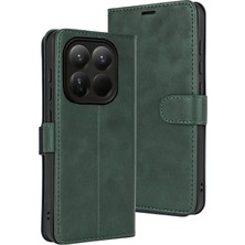 Toyigoo Mey Ithalat®   Mi 15T Trend S Plus Kapaklı Kılıf - Yeşil TYGRSYT9573