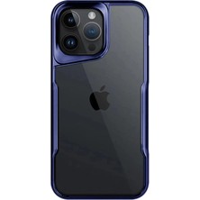 Durukar®  iPhone 15 Pro Max Kılıf Boyi Silikon Kapak - Lacivert