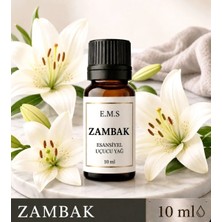 Ems E.M.S ZAMBAK  Esansiyel Uçucu Yağ Buhurdanlık Yağı Difüzör Esansı Oda Kokusu Esansı MUM ESANSI 10 ML.