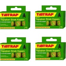 Tibtrap Yapışkan Karasinek Tuzağı Sinek Bandı 4’lü Paket (16 Tüp)