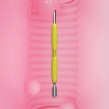 Staleks Uniq Gummy Profesyonel Portakal Çubuğu Kütikül Itici 144 mm Sarı Renkli Dayanıklı Malzeme