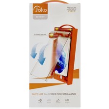 Toyigoo Mey Ithalat®  Samsung Galaxy S21 Ultra Autokit 5in1 Fiber Polymer Nano Ekran Koruyucu TYGRSYT9573