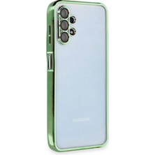 Toyigoo Mey Ithalat®  Samsung Galaxy A13 4g Kılıf  Lensli Silikon - Yeşil TYGRSYT9573