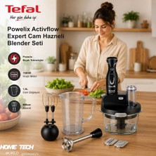 Tefal Powelix Activflow Expert 1500 Watt Cam Hazneli Blender Seti - Siyah