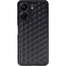 Toyigoo Mey Ithalat®   Redmi 13C Kılıf Petek Silikon Kapak - Siyah TYGRSYT9573