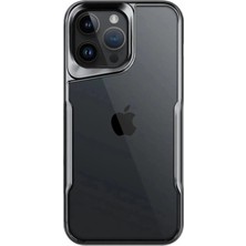 Durukar®  iPhone 15 Pro Max Kılıf Boyi Silikon Kapak - Titan Gri