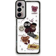 Durukar®  Samsung Galaxy A15 4g Kılıf Sweet Desenli Silikon Kapak - Sarı