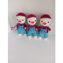 Masal Gurumi Taraftar Trabzon Spor Ördek Amigurumi Oyuncak (1 Adet)