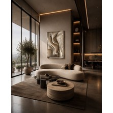 Artopio Ahşap Mdf Üzerine Uv Dijital Baskılı Modern Soyut Duvar Tablosu