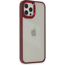 Toyigoo Mey Ithalat®  iPhone 12 Pro Max Kılıf Dora Kapak - Kırmızı TYGRSYT9573
