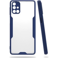 Toyigoo Mey Ithalat®  Samsung Galaxy M31S Kılıf Platin Silikon - Lacivert TYGRSYT9573