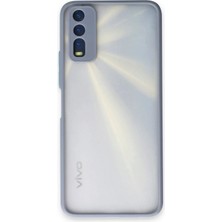 Toyigoo Mey Ithalat®  Vivo Y11S Kılıf Montreal Silikon Kapak - Gri TYGRSYT9573
